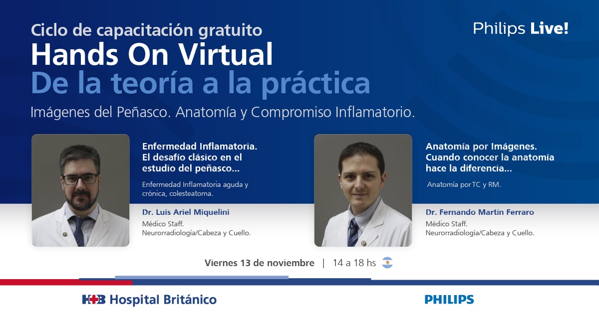 Hands On Virtual - Imágenes del Peñasco. Anatomía y Compromiso Inflamatorio