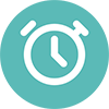 Icono de cronómetro que simboliza el tiempo perdido
