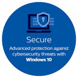 Secure advanced protection against cybersecurity threats with windows 10