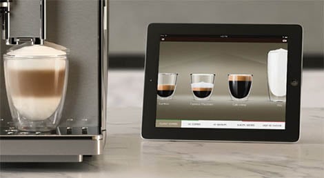 Aplicación cafetera inteligente de Saeco (2014)